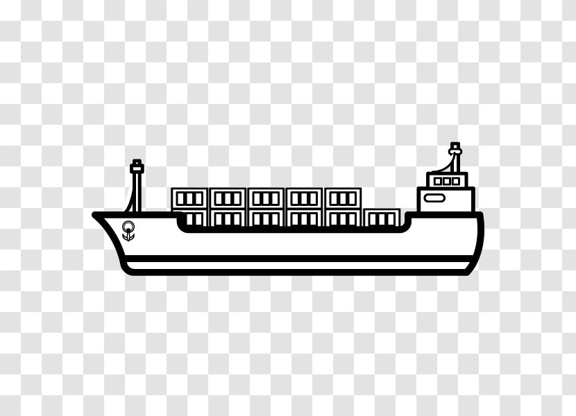 Container Ship Intermodal Illustration Cargo - Wind Transparent PNG