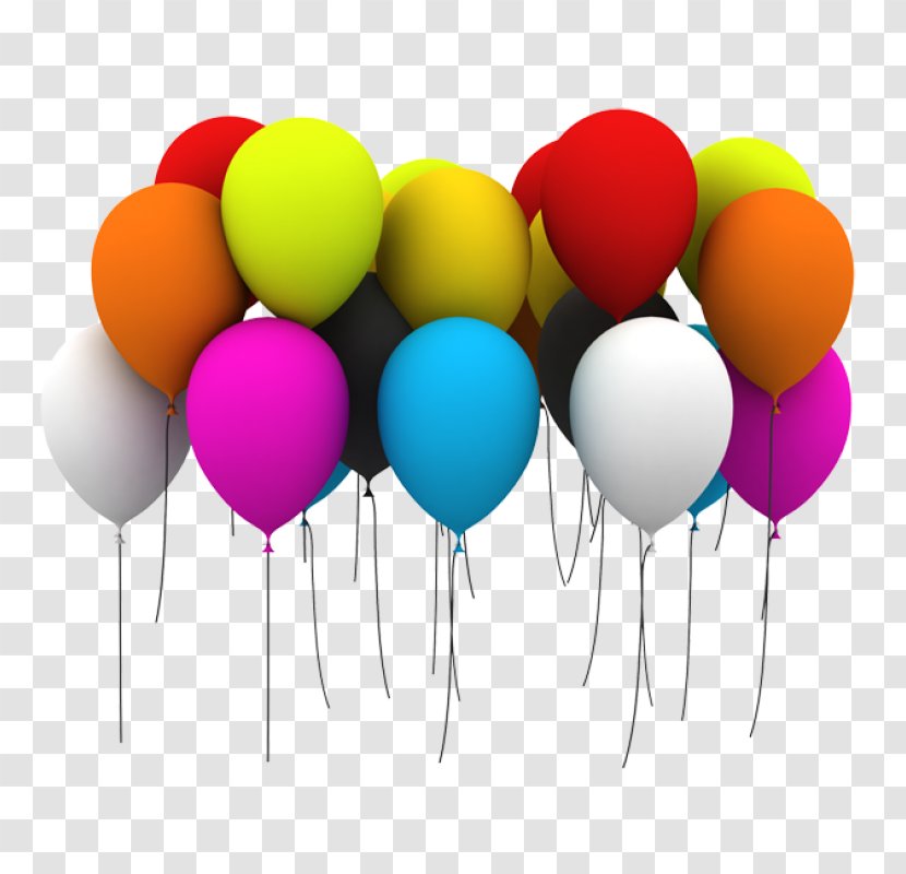 Toy Balloon Party Birthday Greeting & Note Cards - Favor - Happy B.day Transparent PNG