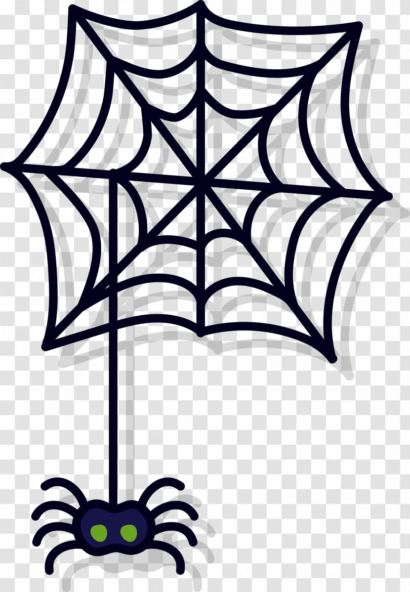 Spider Web Coloring Book Drawing Clip Art - Noun Project - Simple Dark Transparent PNG
