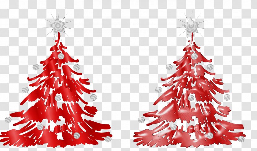 Christmas Tree - Holiday Ornament - Conifer Pine Transparent PNG