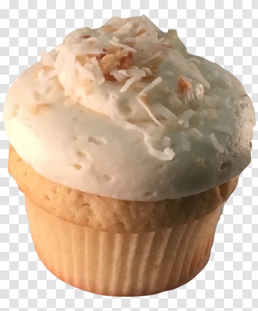 Buttercream Cupcake Muffin Frozen Dessert Vanilla - Baking Transparent PNG