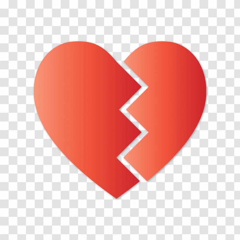 Broken Heart Love Symbol Transparent PNG