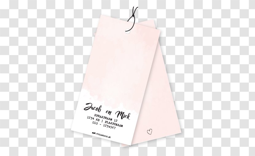 Paper Label Brand Font - Wallie Transparent PNG