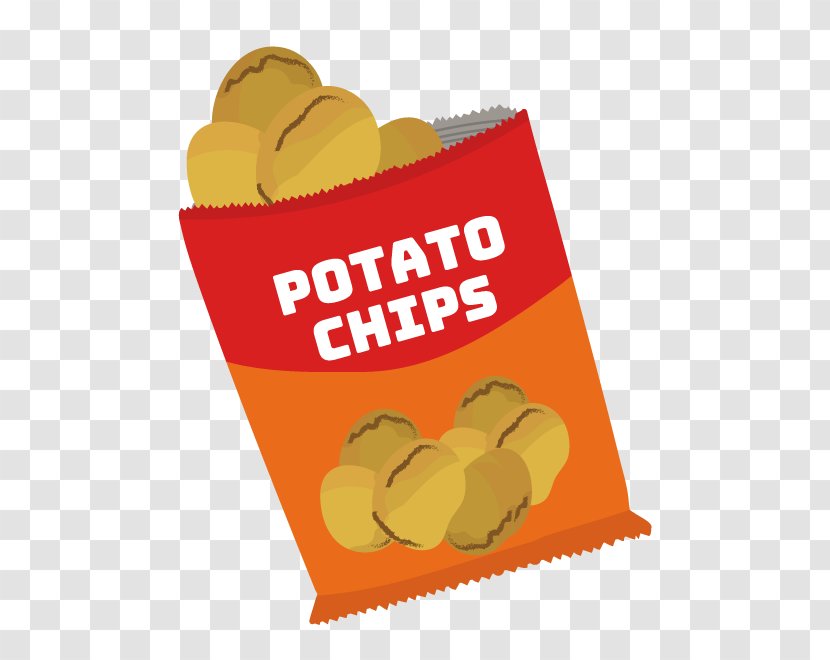 Potato Chip Junk Food Snack Text - Baked Transparent PNG