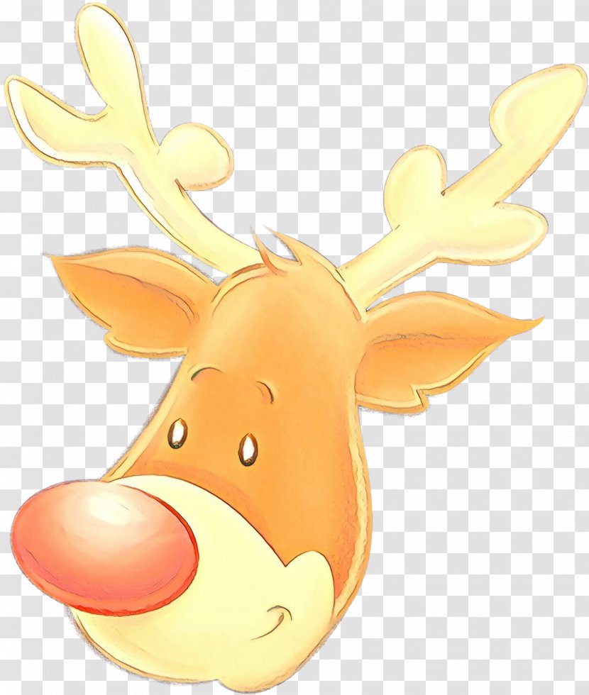 Cartoon Clip Art Snout Fawn Deer - Animal Figure Transparent PNG
