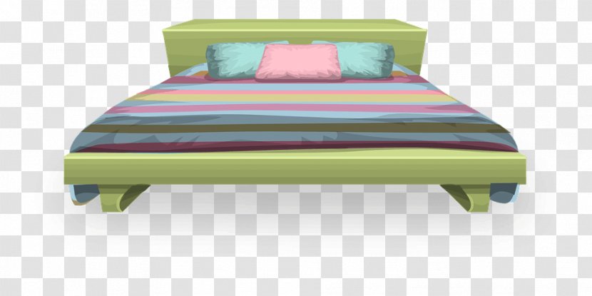 Bed Sheets Mattress Pillow Bunk - Blue Transparent PNG