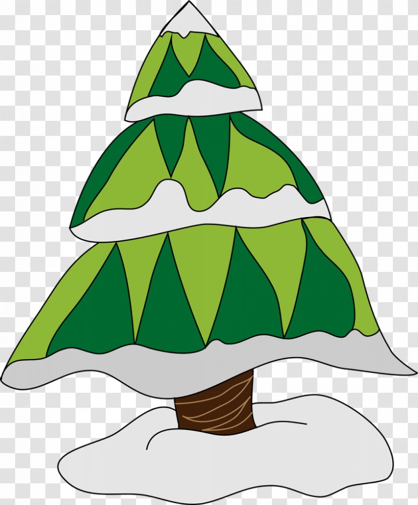 Tree Pine Winter Clip Art - Snow - Christmas Firtree Transparent PNG