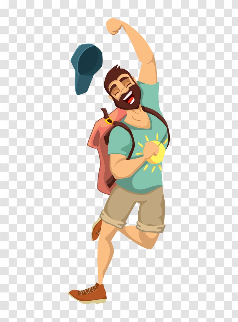 Travel Computer File - Art - Cartoon Travelers Transparent PNG