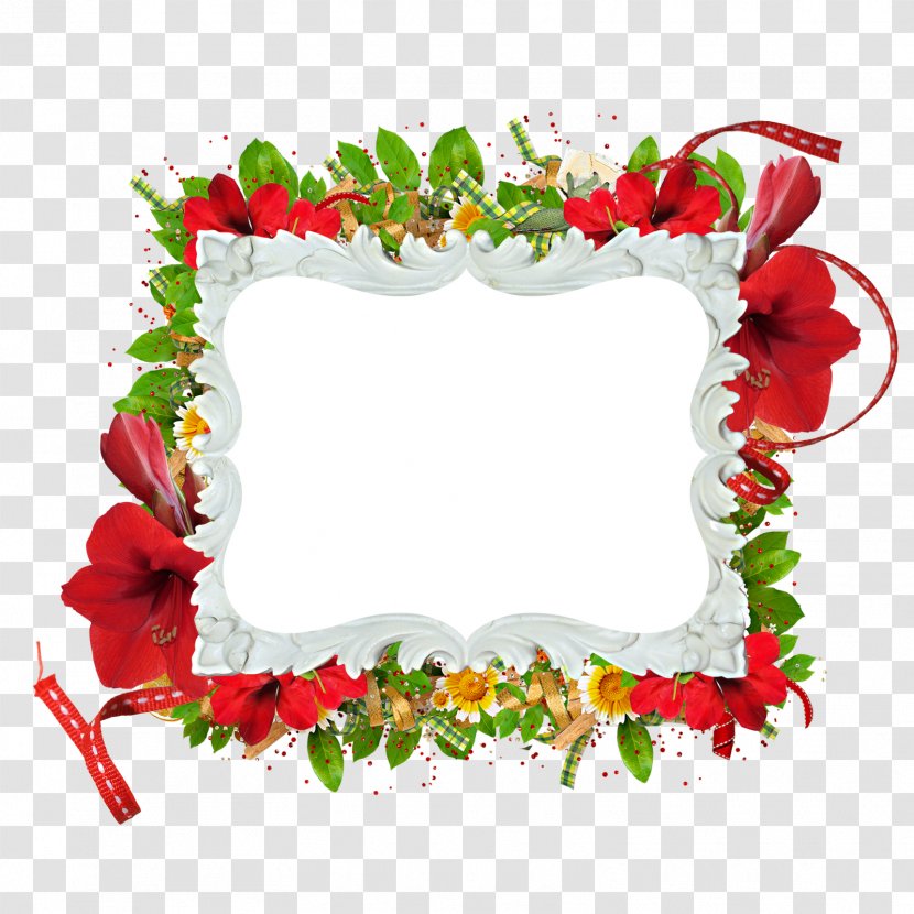 Picture Frames Photography Blog - Names Of The Days Week - Floral Frame Transparent PNG