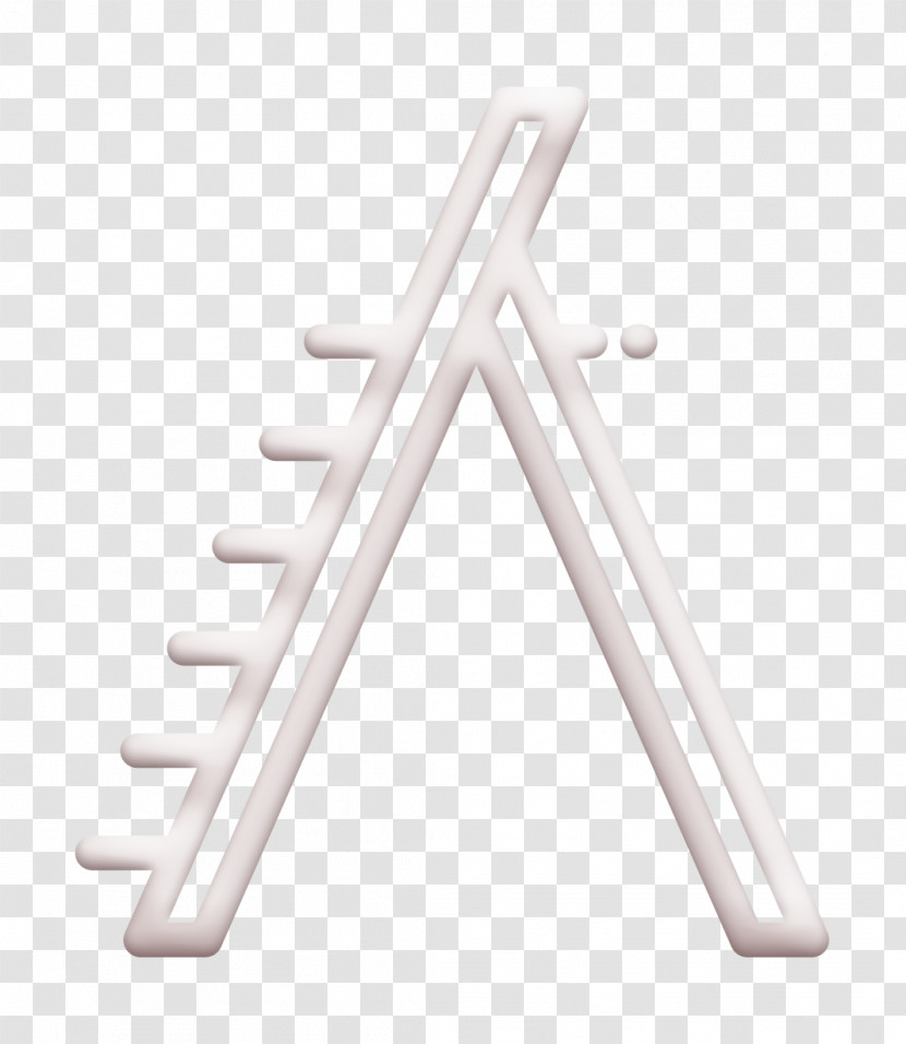 Architecture & Construction Icon Ladder Icon Transparent PNG