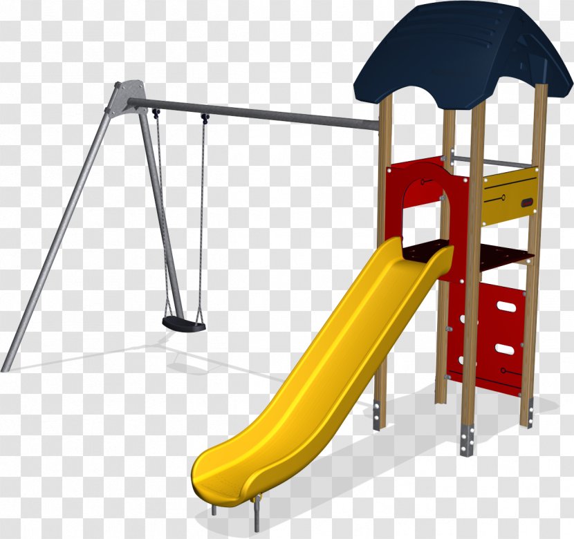 Playground Slide Swing Wood Plastic - Speeltoestel Transparent PNG