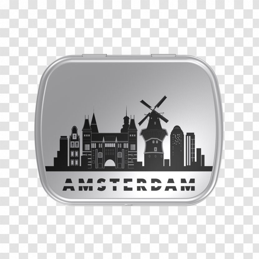 Tin Can Box Tinplate Brand - Mini - Amsterdam Transparent PNG