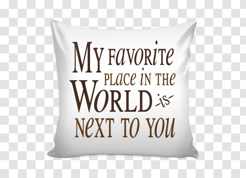 Valentine's Day Quotation Love Pillow Gift - Saying Transparent PNG
