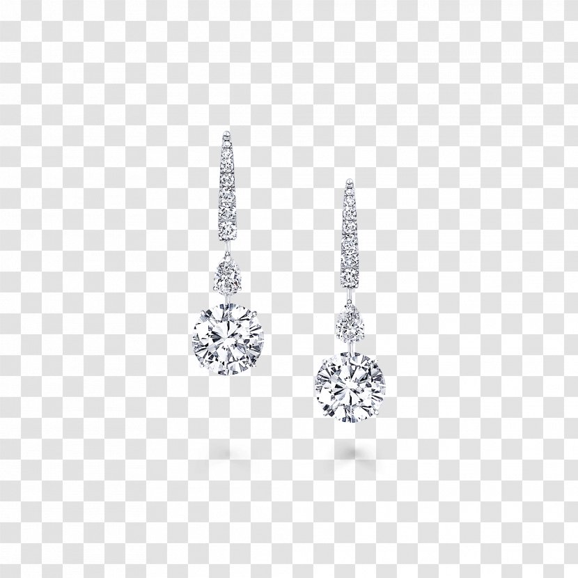 Earring Graff Diamonds Jewellery Gemstone - Body Jewelry - Diamond Transparent PNG