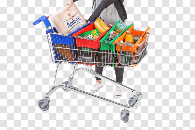 Shopping Cart Bags & Trolleys Reusable Bag - Customer - Trolley Transparent PNG