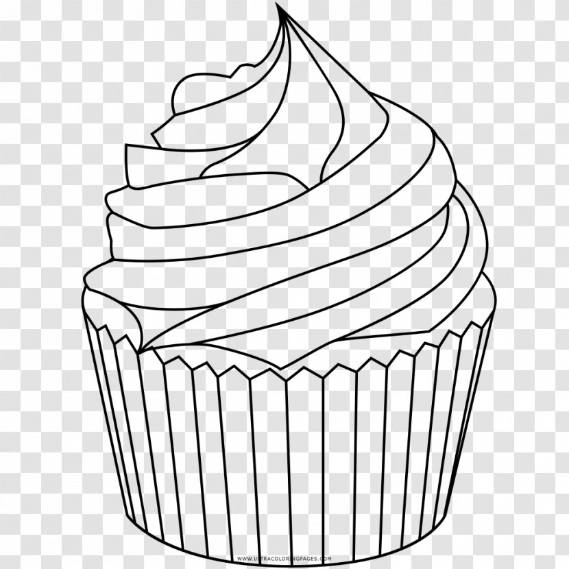 Cupcake Drawing Recipe Baking - Artwork - Cake Transparent PNG