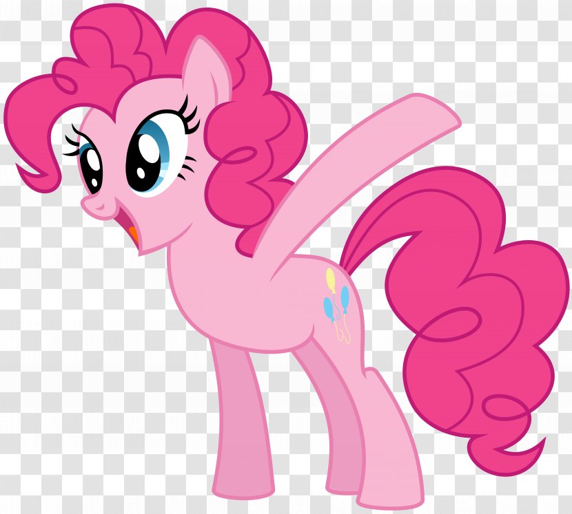 Pinkie Pie Pony Rainbow Dash Rarity Applejack - Silhouette - My Little Transparent PNG