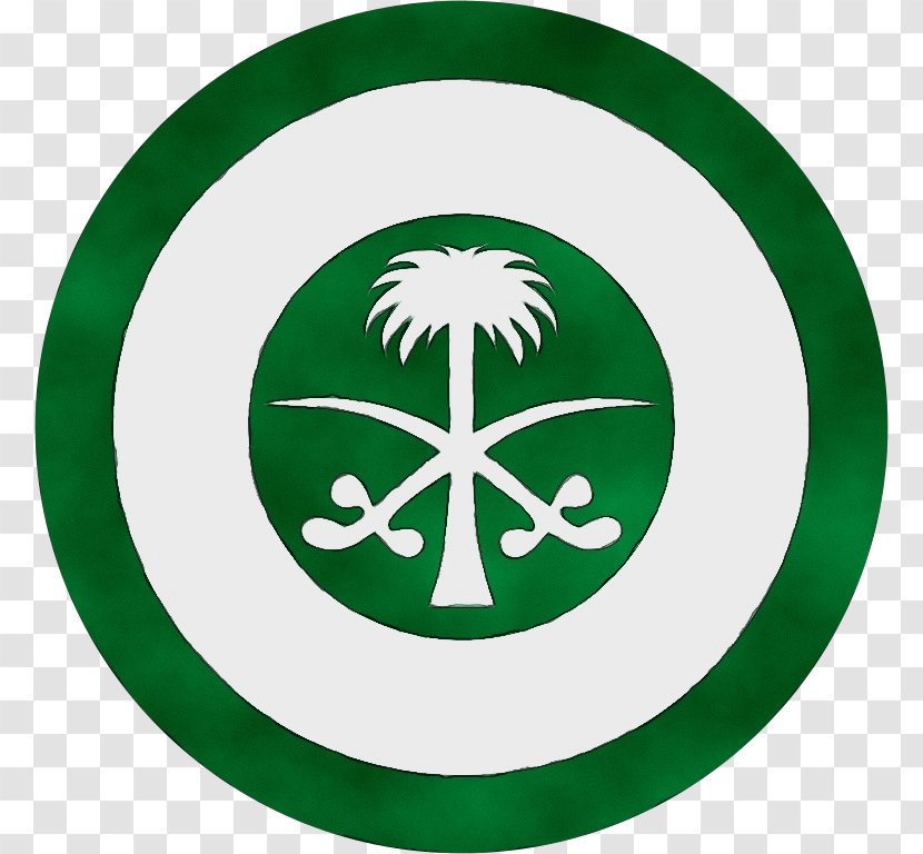 Green Flag Symbol Emblem Circle - Wet Ink - Logo Transparent PNG