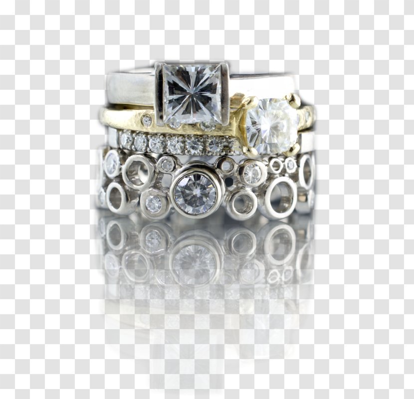 Wedding Ring Jewellery Engagement - Diamond - Creative Rings Transparent PNG