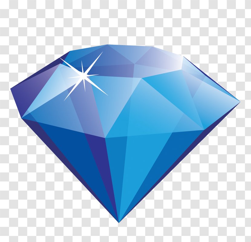 Diamond Jewellery - Blue Transparent PNG