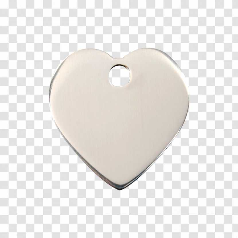 Dog Stainless Steel Dingo Heart - Keltora Pets - Tag Material Transparent PNG