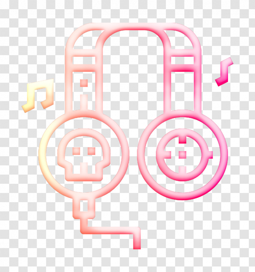 Music And Multimedia Icon Punk Rock Icon Headphones Icon Transparent PNG