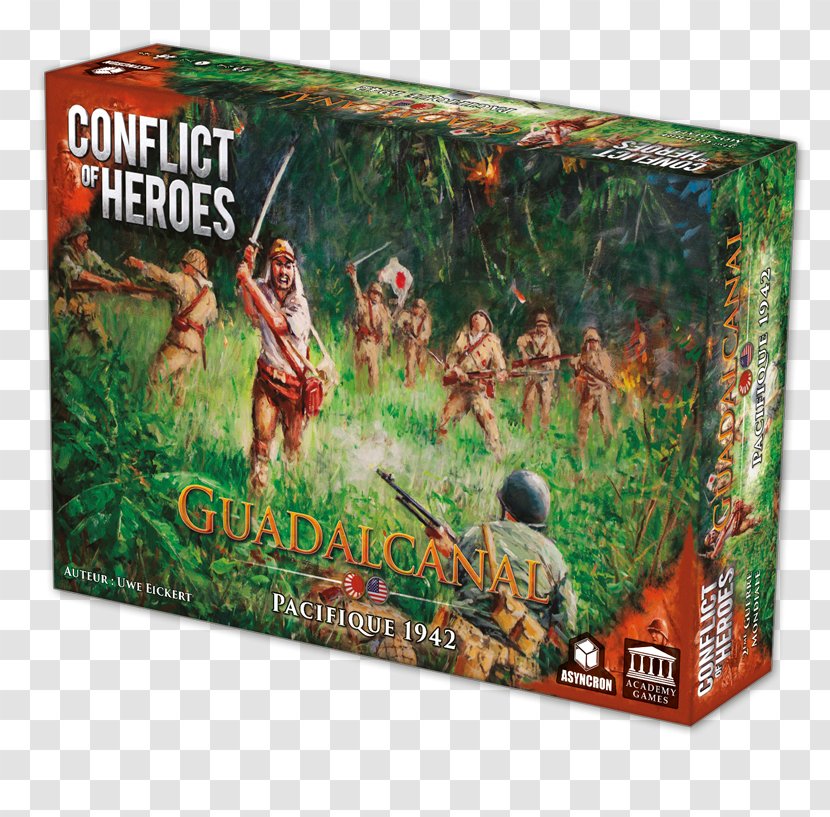 Guadalcanal Conflict Of Heroes Board Game Wargaming - Pacific Ocean - Revolution 1944 Transparent PNG