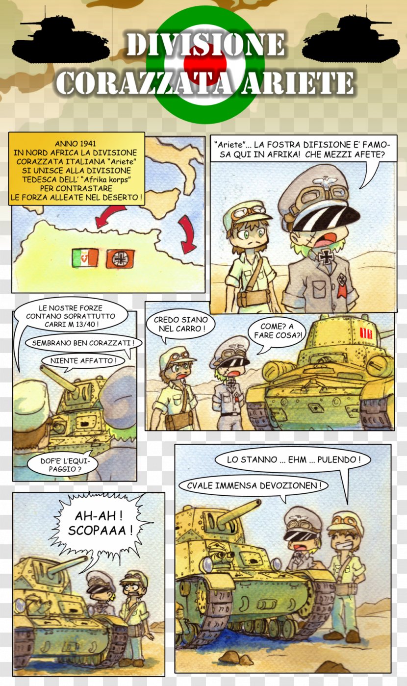 Comics DeviantArt Tank Comic Book - Fictional Character - Afrika Korps Transparent PNG