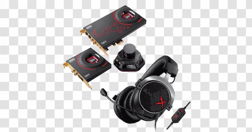 Sound Cards & Audio Adapters Headphones Headset Creative BlasterX H5 Technology Transparent PNG
