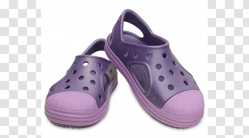Sandal Crocs Shoe Clog Purple Transparent PNG