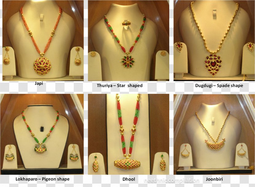 Kingkini Assamese Traditional Jewellery Jorhat Sivasagar - Necklace Transparent PNG