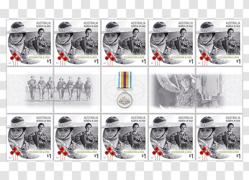 Women In War Postage Stamps Post Office - Box Set - Iraqi Passport Transparent PNG