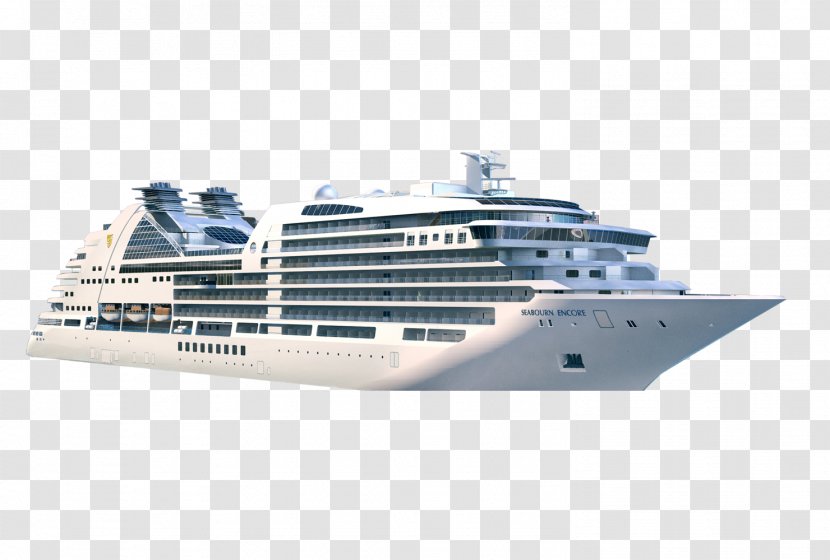 Cruise Ship Seabourn Line MV Encore Ovation - Cruising Transparent PNG