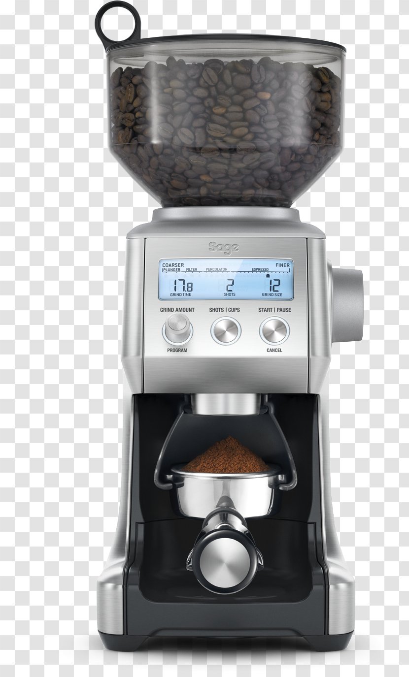 Breville Smart Coffee Grinder Pro Espresso Sage - Small Appliance Transparent PNG
