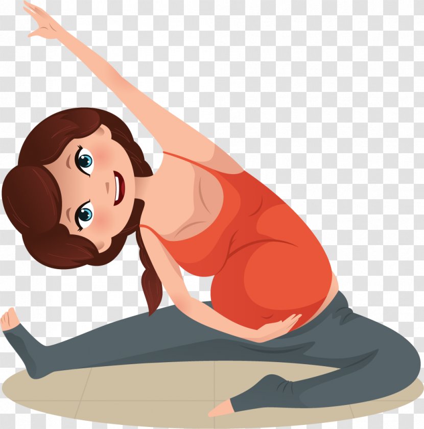 Exercise Pregnancy Yoga Pilates - Lotus Position Transparent PNG