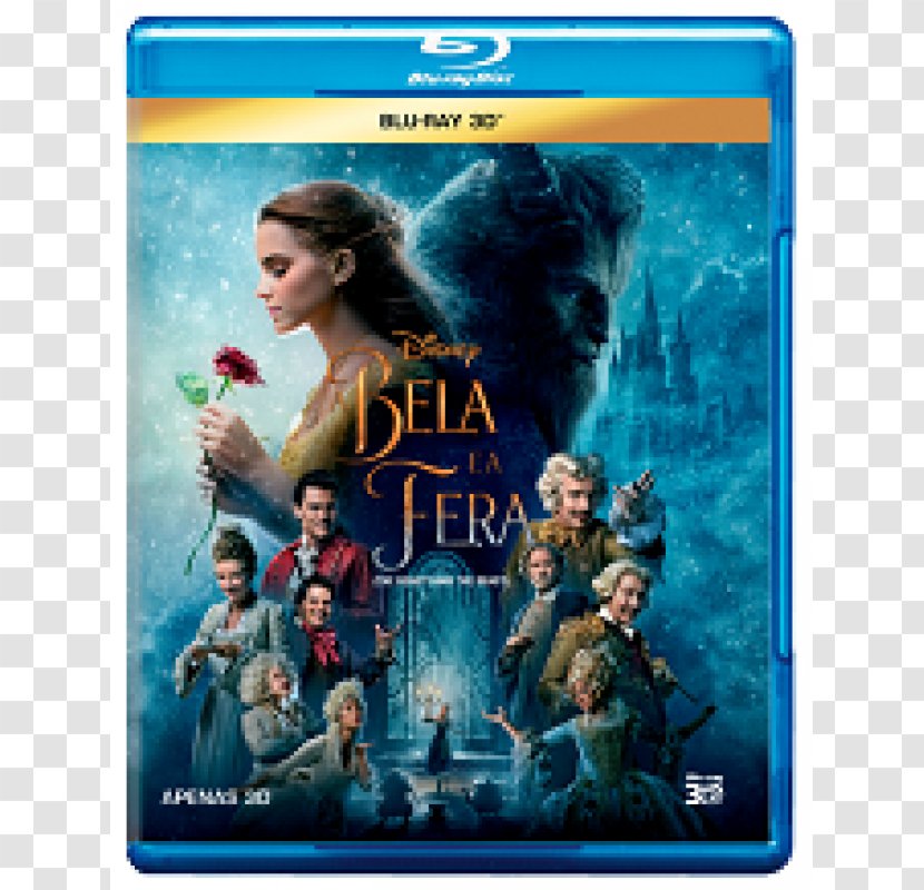 Beauty And The Beast Belle Film Poster - Dvd - Bela E Fera Transparent PNG
