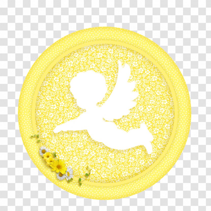Paper Doily Plate Lace Yellow - Birthday Transparent PNG