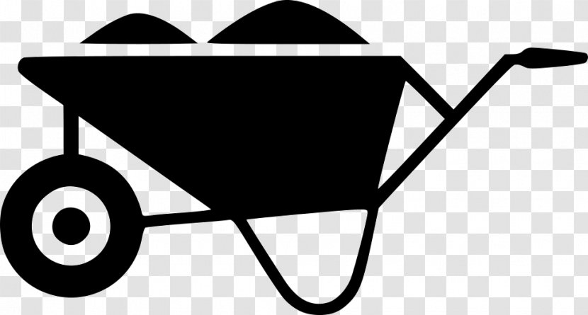 Wheelbarrow Architectural Engineering Clip Art - Monochrome Photography Transparent PNG
