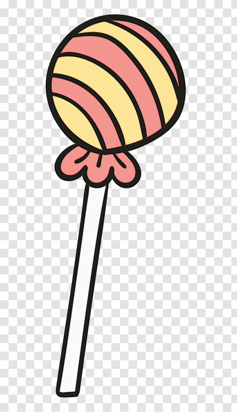 Lollipop Cartoon - Cotton Candy - Chocolate Smarties Transparent PNG