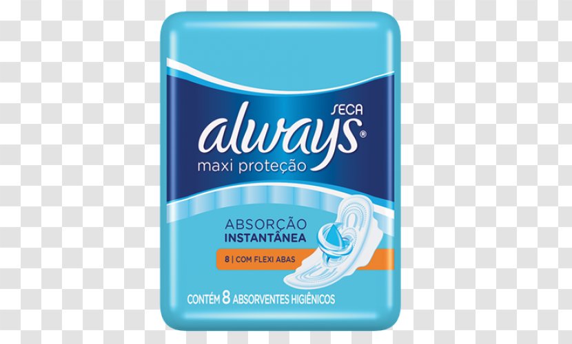 Sanitary Napkin Always Hygiene Procter & Gamble Woman - Liquid - Folhagem Transparent PNG