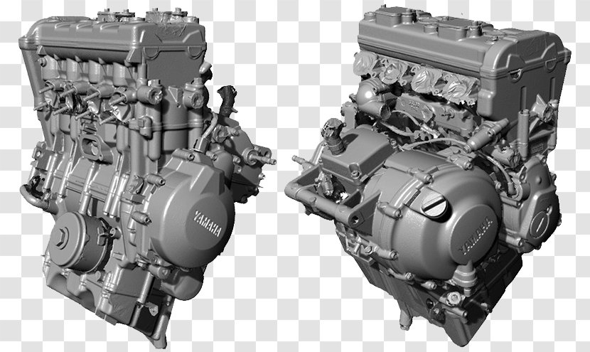 Engine White - Black And - Parts Transparent PNG