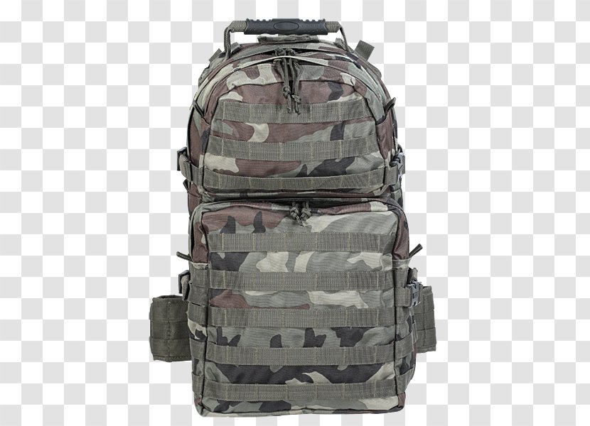 Backpack MOLLE Condor 3 Day Assault Pack Compact Bag - Us Woodland - Military Transparent PNG