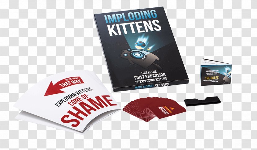 Exploding Kittens Imploding Kittens: This Is The First Expansion Of Cat Playing Card Elizabethan Collar - Special Edition Transparent PNG