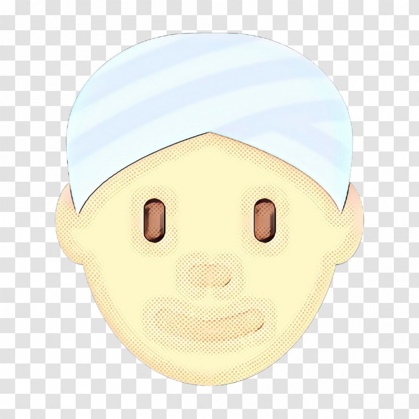 Face Cartoon Head Nose Yellow - Retro - Smile Transparent PNG
