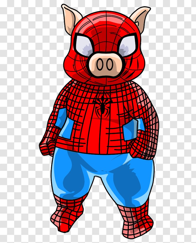 Spider Pig Costume T-shirt Spider-Man Transparent PNG