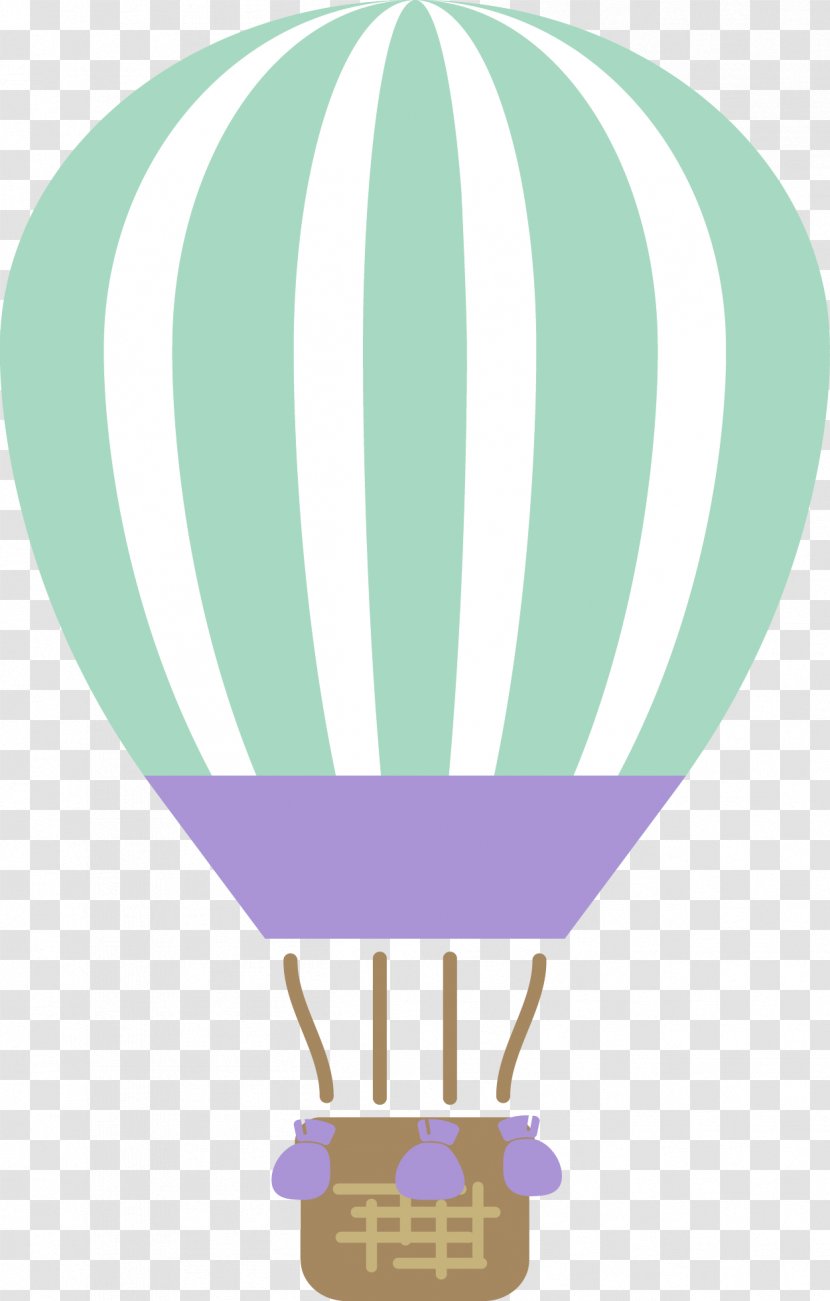 Hot Air Balloon Line Clip Art - Polution Transparent PNG