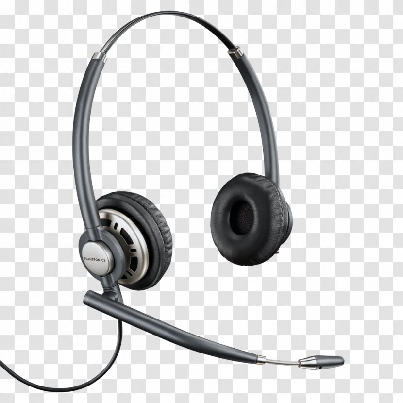 Noise-cancelling Headphones Plantronics Microphone Telephone Transparent PNG