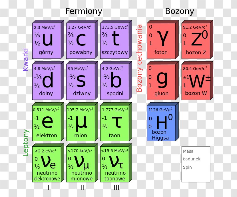 Particle Physics Standard Model Elementary - Science Transparent PNG