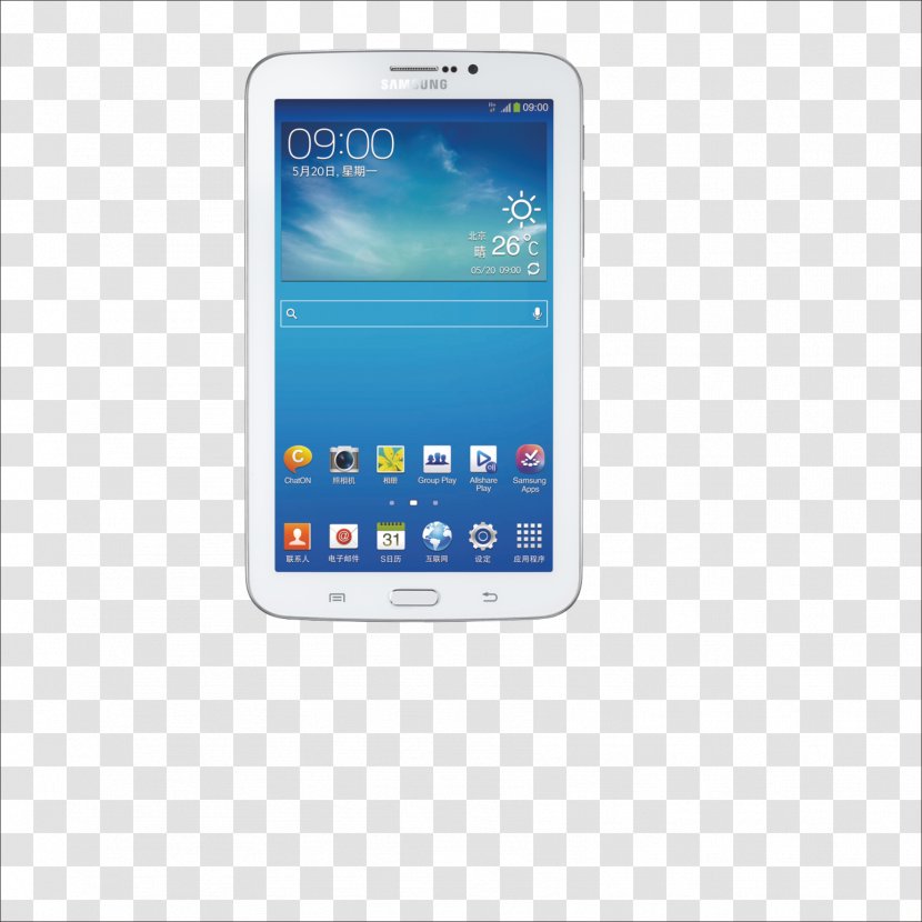 Samsung Galaxy Tab 3 7.0 Lite Wi-Fi - Pattern Transparent PNG