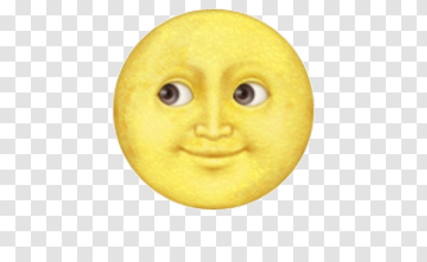 Art Emoji Sticker Smiley Black Moon - Yellow Transparent PNG
